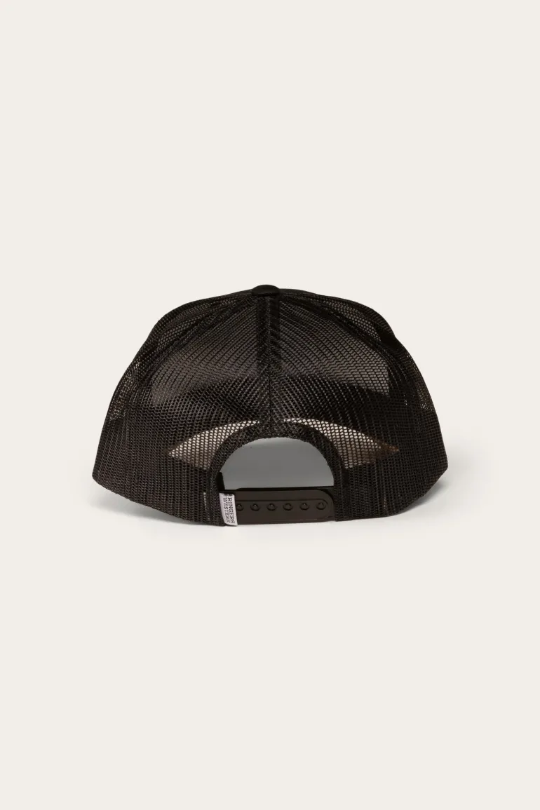 Signature Bull Kids Trucker Cap - Black/Gold