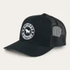 Signature Bull Kids Trucker Cap - Black / White