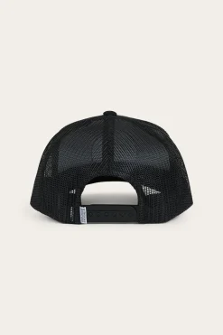 Signature Bull Kids Trucker Cap - Black / White