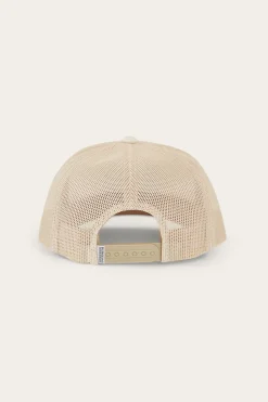Signature Bull Kids Trucker Cap - Beige/Clay