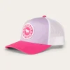 Signature Bull Kids Trucker Cap - Lilac/Candy