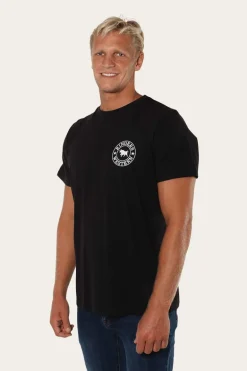 Signature Bull Mens Classic T-Shirt - Black/White