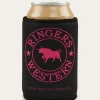 Signature Bull Stubby Cooler - Black/Melon