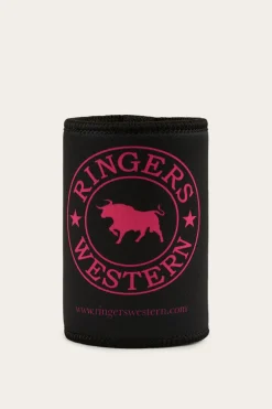 Signature Bull Stubby Cooler - Black/Melon