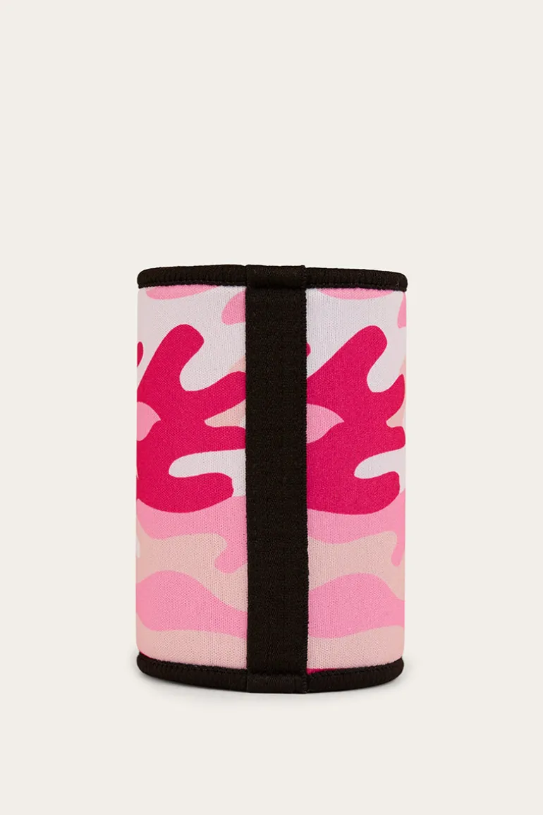 Signature Bull Stubby Cooler - Pink Camo