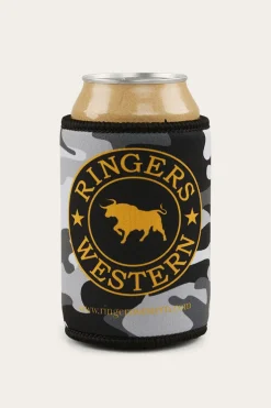 Signature Bull Stubby Cooler - Grey Camo