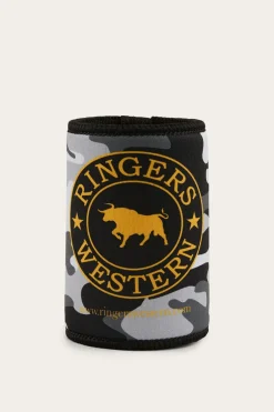 Signature Bull Stubby Cooler - Grey Camo