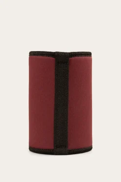 Signature Bull Stubby Cooler - Burgundy