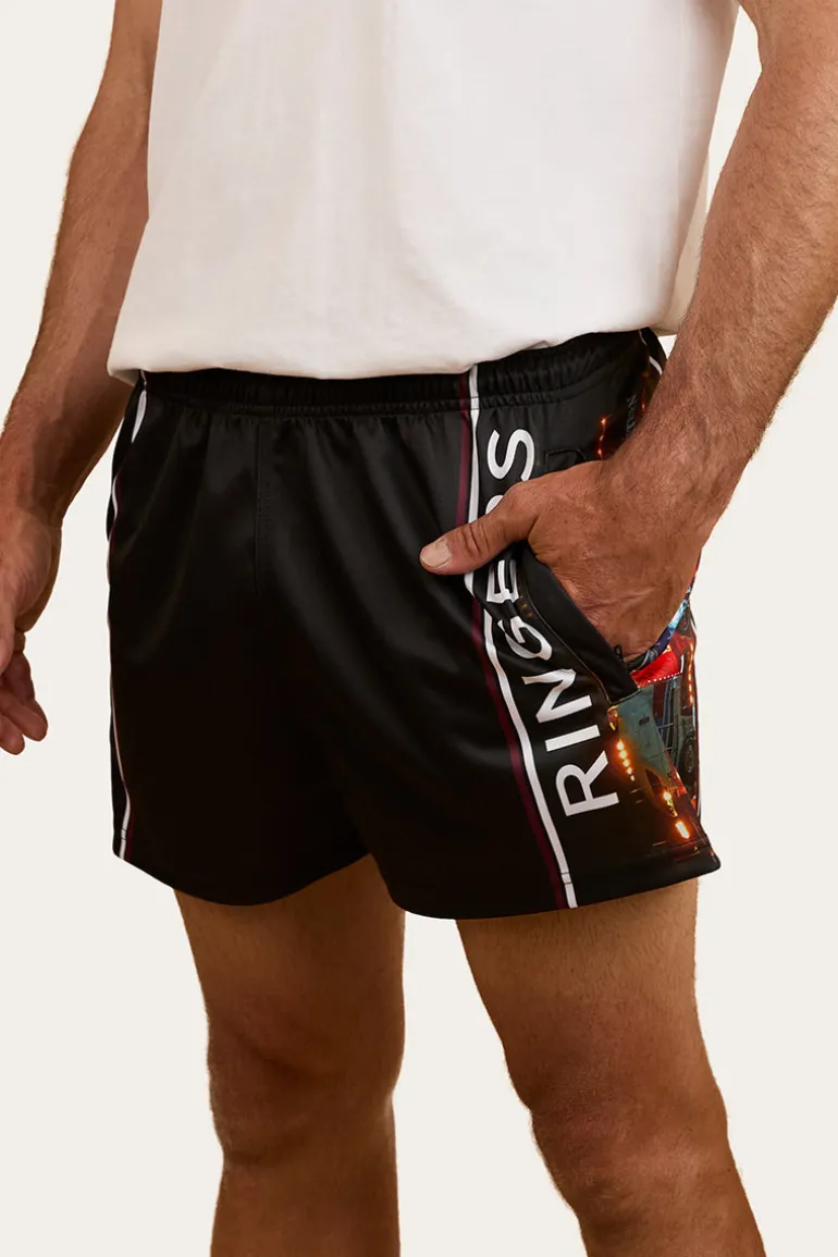 Signature Bull Truck Footy Short - Multi