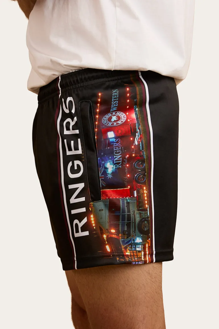 Signature Bull Truck Footy Short - Multi