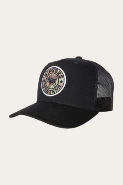 Signature Bull Trucker Cap - Black/Camo