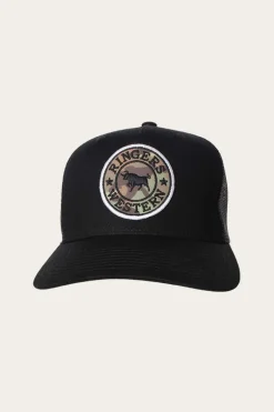 Signature Bull Trucker Cap - Black/Camo