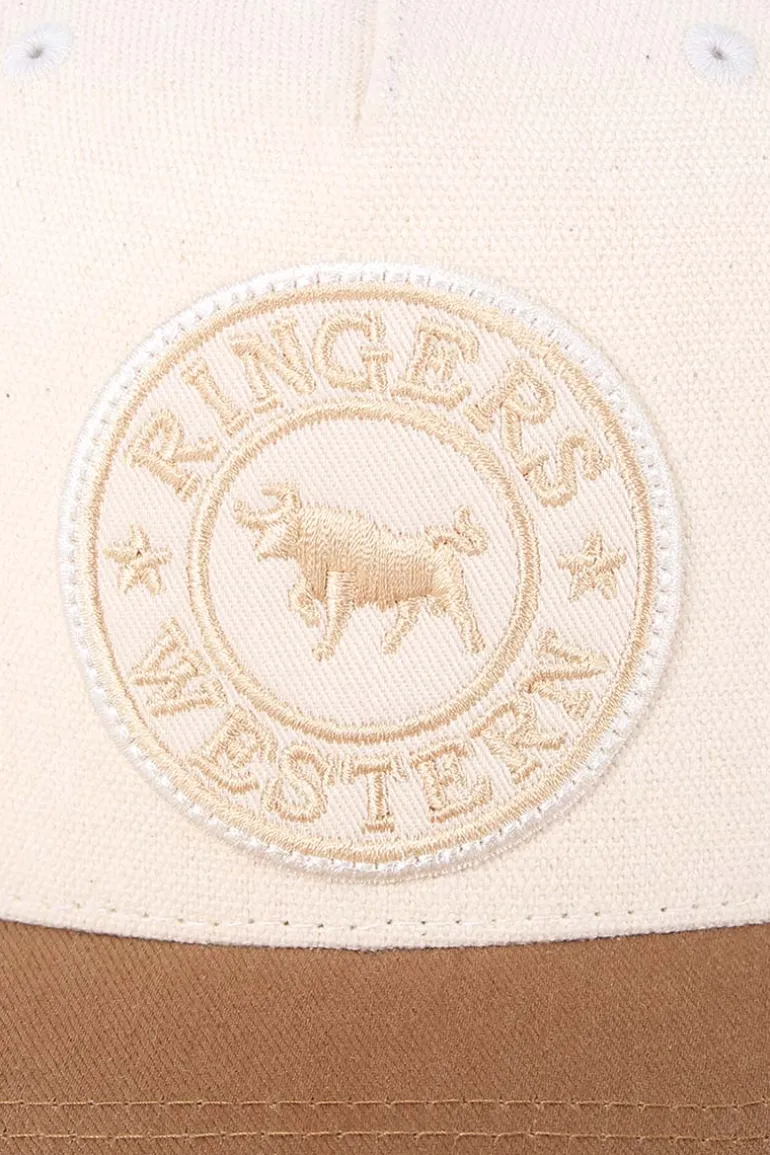 Signature Bull Trucker Cap - Beige/Clay