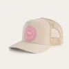 Signature Bull Trucker Cap - Bone/Pink