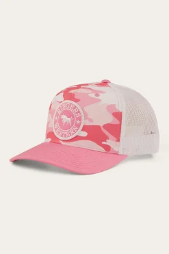 Signature Bull Trucker Cap - Pink Camo