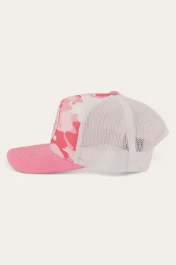 Signature Bull Trucker Cap - Pink Camo