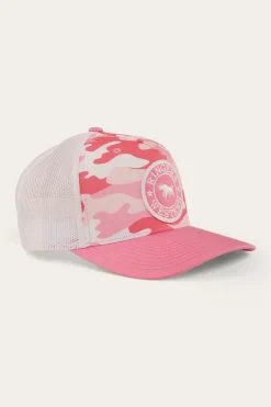 Signature Bull Trucker Cap - Pink Camo