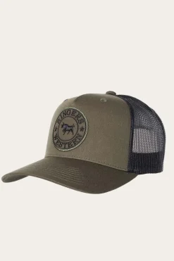 Signature Bull Trucker Cap - Army/Black
