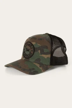 Signature Bull Trucker Cap - Camo/Black