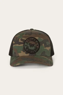 Signature Bull Trucker Cap - Camo/Black