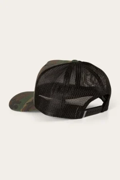 Signature Bull Trucker Cap - Camo/Black