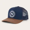 Signature Bull Trucker Cap - Navy / Chocolate