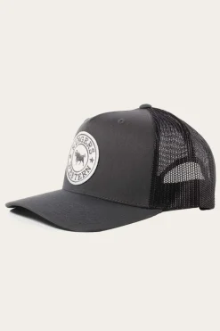 Signature Bull Trucker Charcoal with Charcoal & White Patch