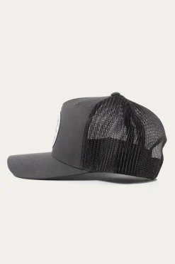Signature Bull Trucker Charcoal with Charcoal & White Patch