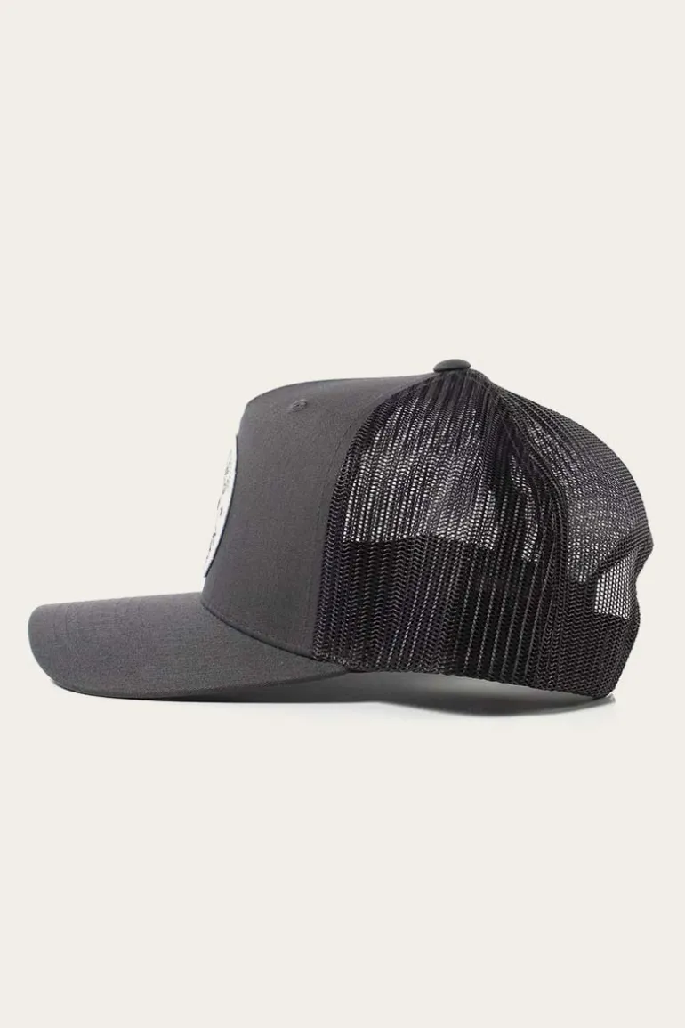 Signature Bull Trucker Charcoal with Charcoal & White Patch