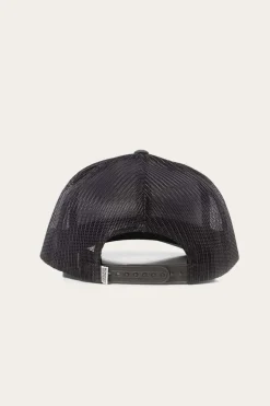 Signature Bull Trucker Charcoal with Charcoal & White Patch