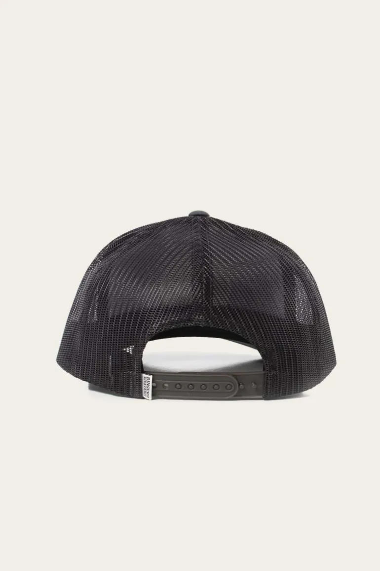 Signature Bull Trucker Charcoal with Charcoal & White Patch