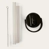 Sippy Lid with Straw - Black