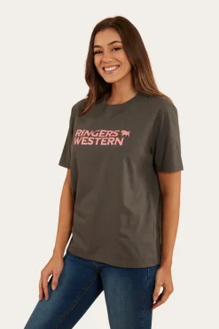 Somerset Womens Loose Fit T-Shirt - Vintage Black