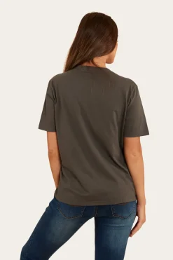 Somerset Womens Loose Fit T-Shirt - Vintage Black