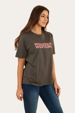Somerset Womens Loose Fit T-Shirt - Vintage Black
