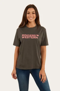 Somerset Womens Loose Fit T-Shirt - Vintage Black