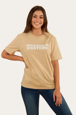 Somerset Womens Loose Fit T-Shirt - Dark Sand