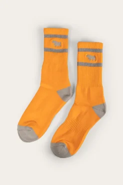 Sorrento Socks - Neon Orange