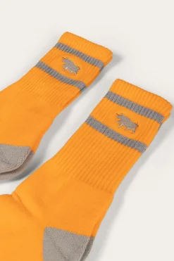 Sorrento Socks - Neon Orange