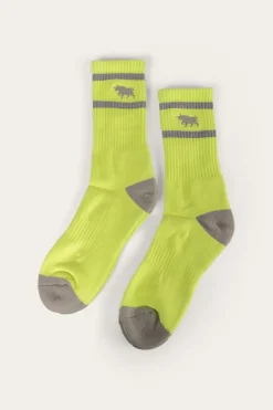 Sorrento Socks - Neon Yellow