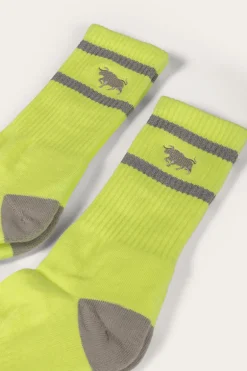 Sorrento Socks - Neon Yellow