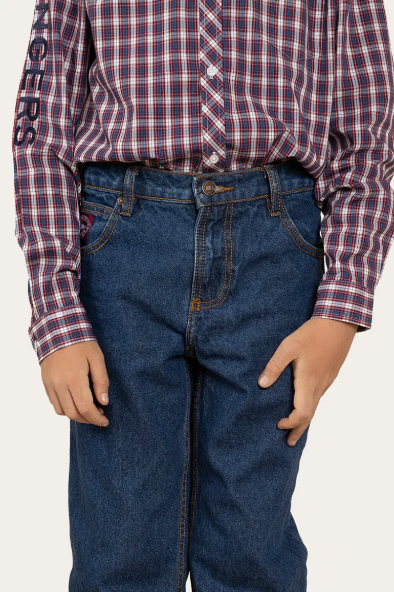 Southwest Kids Relaxed Fit Jean - Mid Wash Blue
