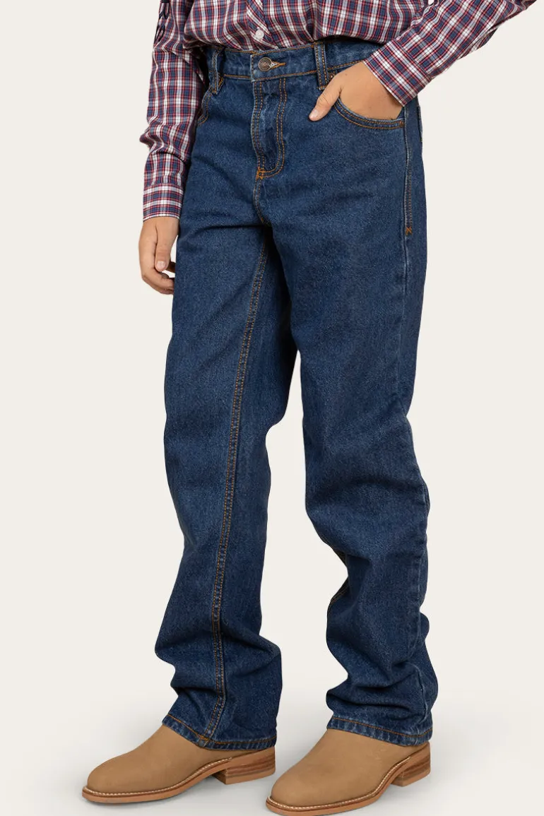 Southwest Kids Relaxed Fit Jean - Mid Wash Blue