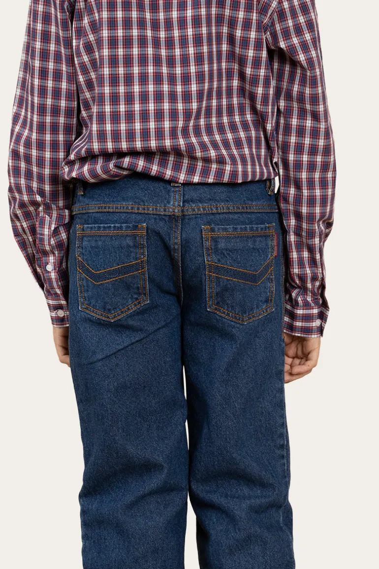 Southwest Kids Relaxed Fit Jean - Mid Wash Blue