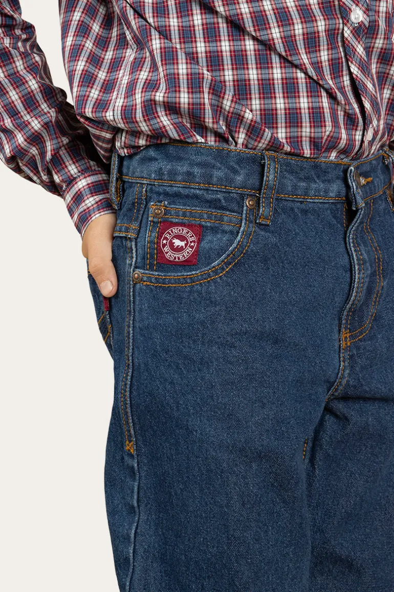 Southwest Kids Relaxed Fit Jean - Mid Wash Blue
