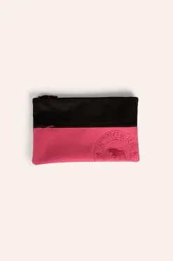 Spencer Pencil Case - Black/Melon