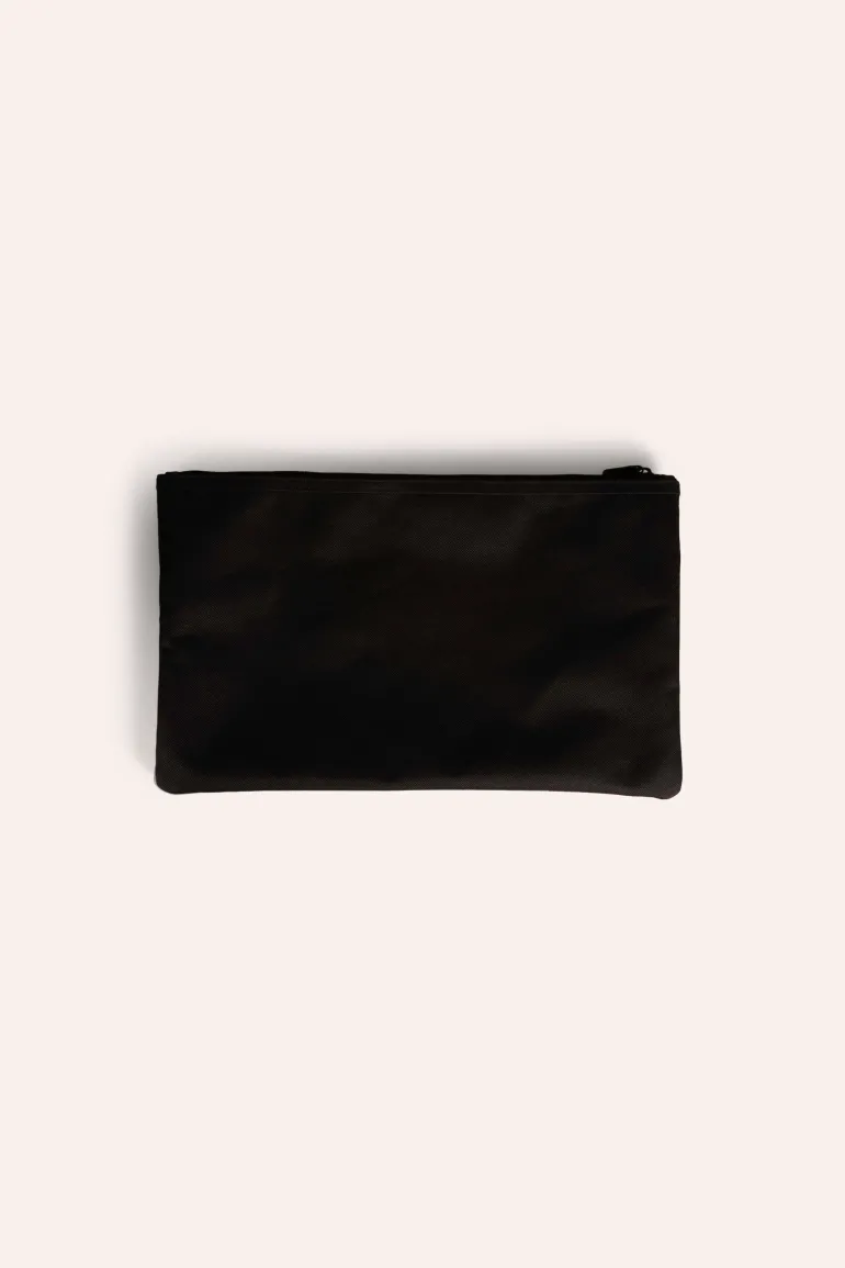 Spencer Pencil Case - Black/Melon