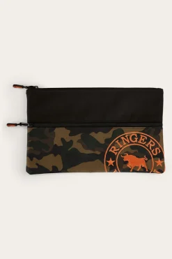 Spencer Pencil Case - Black/Camo