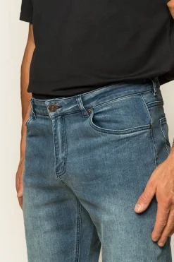 Sturt Mens Relaxed Leg Jeans - Light Blue