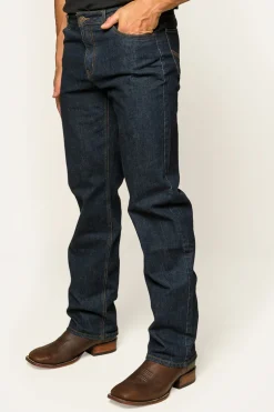 Sturt Mens Relaxed Leg Jeans - Dark Blue